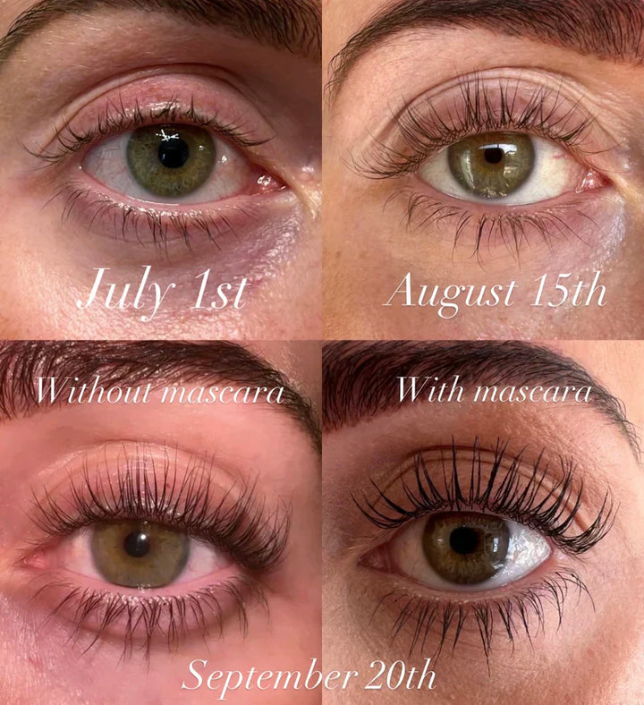 Elegantes Design des Wimpernserums für Damen. Kosmetik für längere & vollere Wimpern.