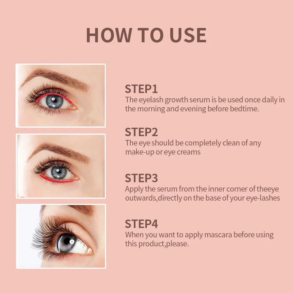 Hochwirksames Wimpernserum zur Förderung des Wimpernwachstums. Für dichtere, längere Wimpern & eine intensive Augenpflege.