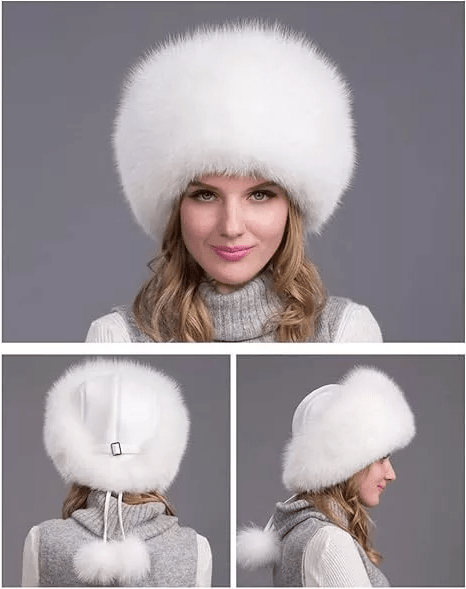 Damen Wintermütze mit Ohrenschutz, luxuriös & warm. Optimaler Kälteschutz & modischer Stil für den Winter.