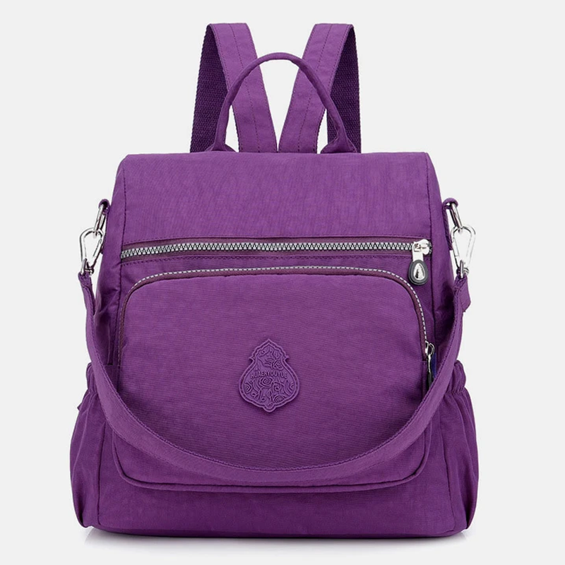 Stilvoller Multifunktionsrucksack für Damen, wasserdicht, leicht, auch als Umhängetasche tragbar.