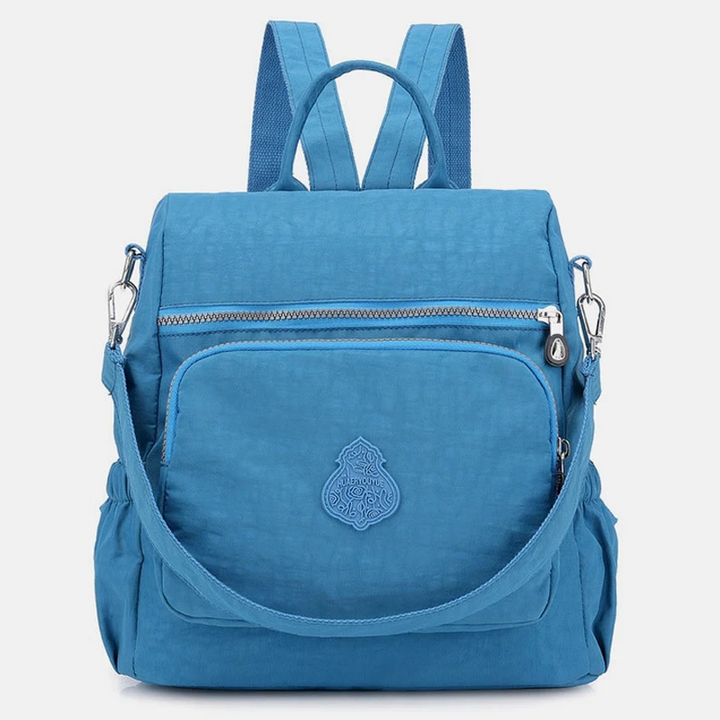 Wasserdichter Damen Rucksack aus Nylon, leicht & elegant, mit durchdachtem Diebstahlschutz.