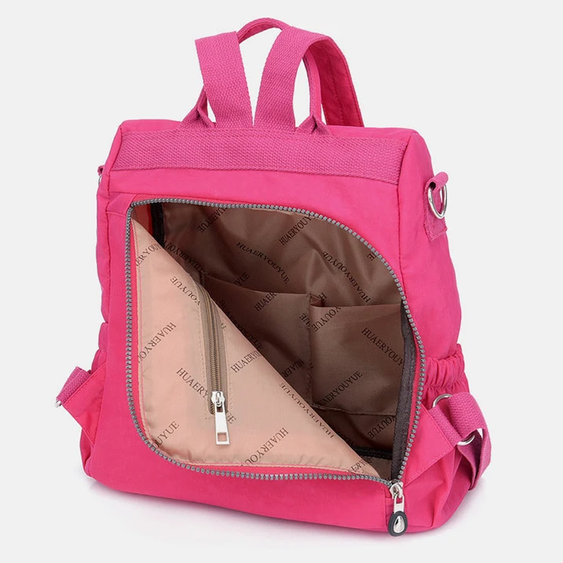 Vielseitiger Damenrucksack wasserdicht, Diebstahlschutz, Umhängetasche, Handtasche – für jede Frau.