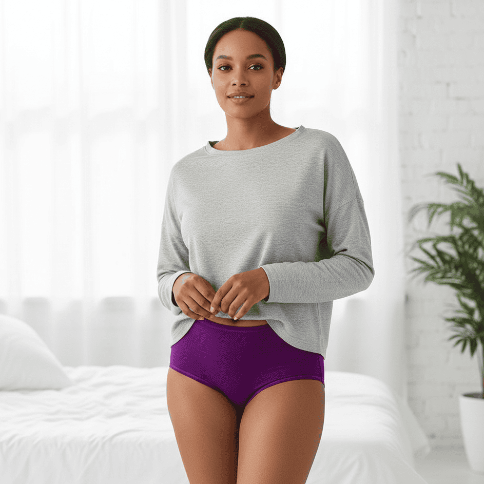 Hochwertige Damenunterhose, feuchtigkeitsableitend, atmungsaktiv, komfortabel. Ideal für jeden Tag.