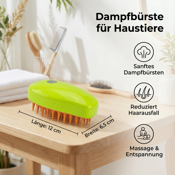 Katzenbürste: Sanfte Dampfbürste für Katzen, entfernt effektiv Haare und sorgt für ein gepflegtes Katzenfell.