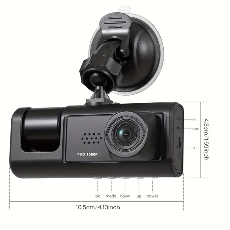 Autokamera mit IR-Nachtsicht für verbesserte Fahrzeugsicherheit und Videoueberwachung.
