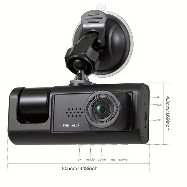 Autokamera mit IR-Nachtsicht für verbesserte Fahrzeugsicherheit und Videoueberwachung.