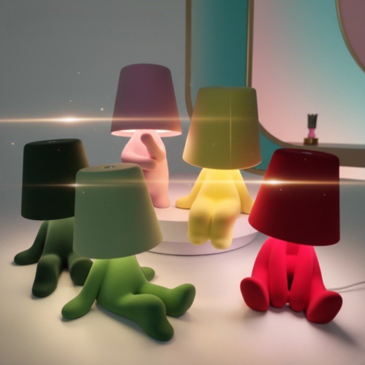 Wiederaufladbare HUMISHAPE LED-Schreibtischlampe für stilvolles ambientes Licht im Zuhause oder Büro.