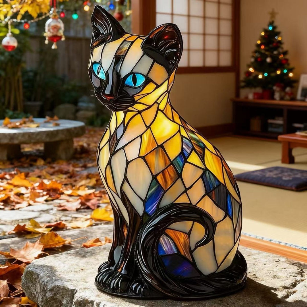 Einzigartige Katzenlampe als Geschenkidee für Katzenliebhaber. Stilvolle Tierlampe und charmante Deko für Zuhause.