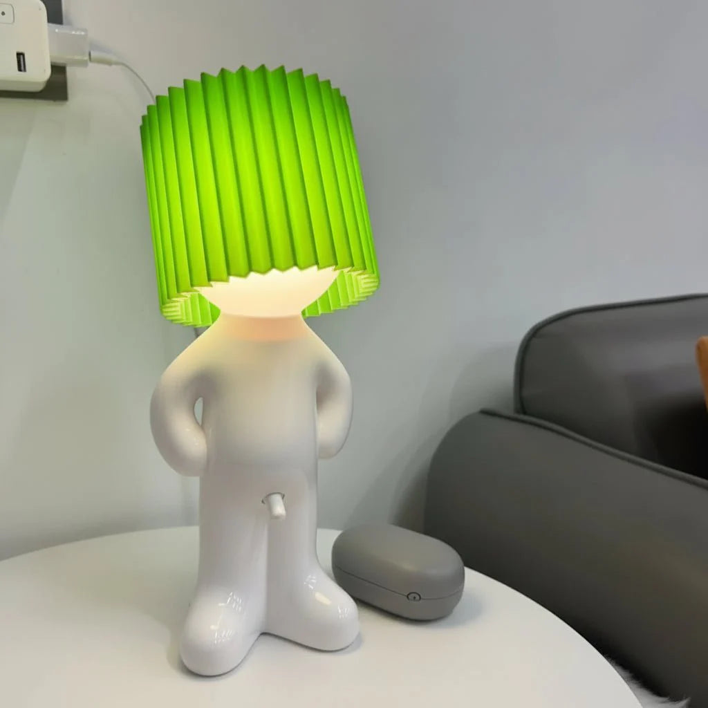 Stimmungsvolle Beleuchtung: Diese LED Lampe ist ein charmantes Wohnaccessoire mit sanftem Licht.