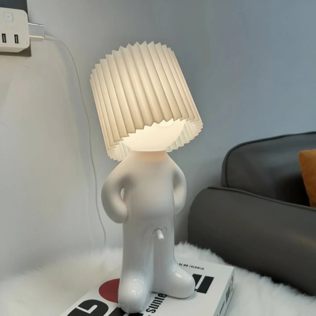 Die energieeffiziente LED Dekolampe, ausgeschaltet und dennoch ein stilvolles, modernes Objekt.