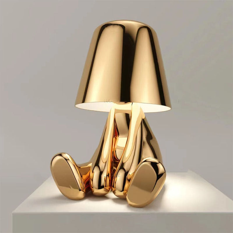Dekorative LED Tischlampe für beruhigende Atmosphäre im Wohnzimmer. Ideal als Ambientebeleuchtung.