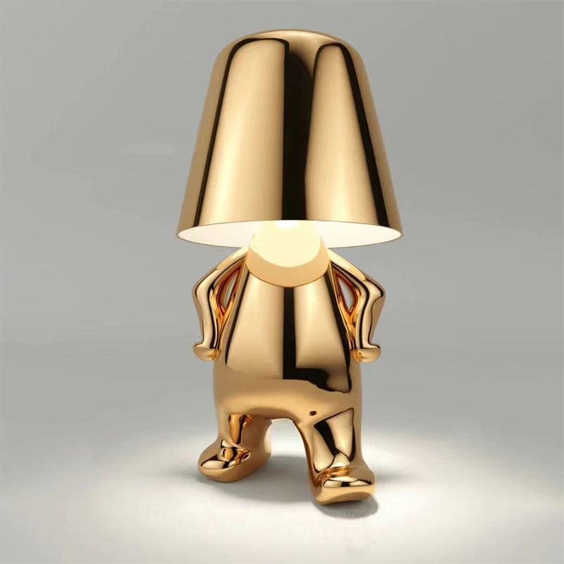 Moderne LED Tischlampe mit Touchfunktion, dimmbar, ideal für Schlafzimmer und entspannendes Ambiente.