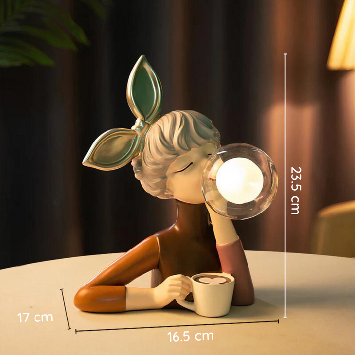 Dekorative LED Glaslampe als modernes Stimmungslicht; kabellos, dimmbar für anspruchsvolle Inneneinrichtung.