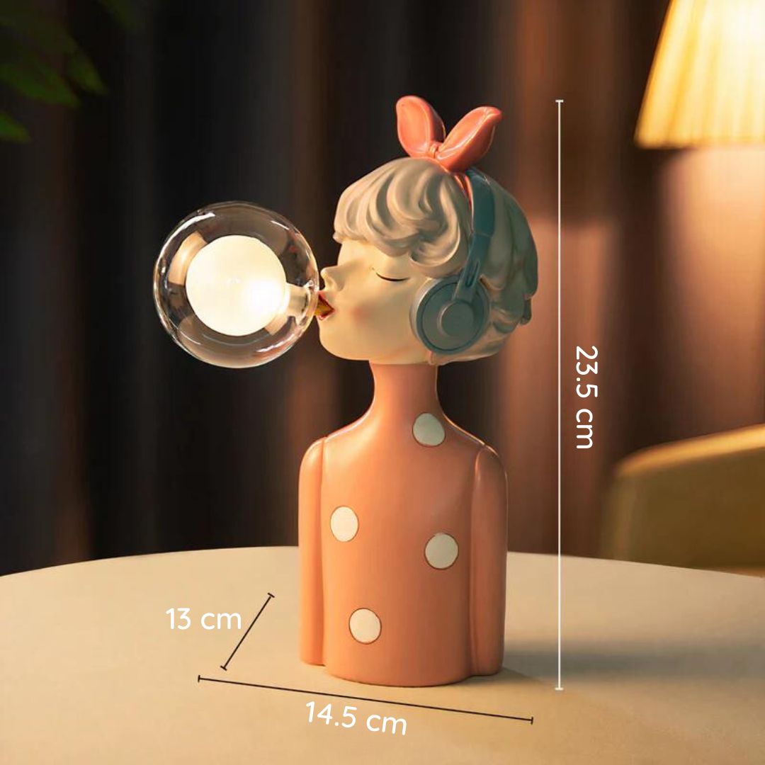 Moderne LED Tischlampe, kabellos und dimmbar, ideal für stilvolle Ambientebeleuchtung und als Geschenk.