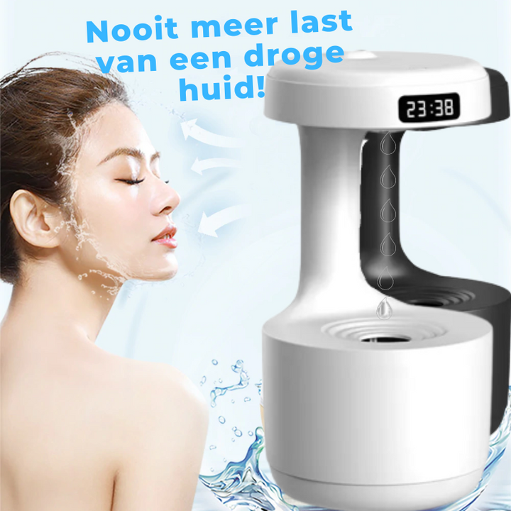 Dekoration Luftbefeuchter, Diffusor, Wasserfluss. Für gesundes Raumklima, Entspannung & Stressabbau in Wohnbereichen.
