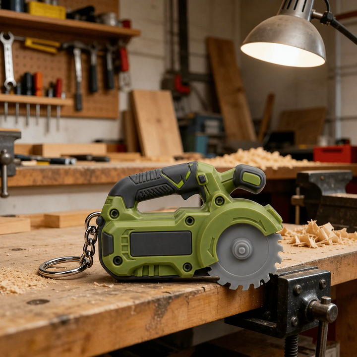 Kleines, vielseitiges Gadget: dekorativer Schlüsselanhänger mit praktischer Mini-Werkzeugfunktion.