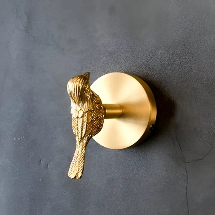 Exquisiter Gold-Blumen-Wandhaken, luxuriöse Wanddeko für Bad, Schlafzimmer oder Wohnzimmer.