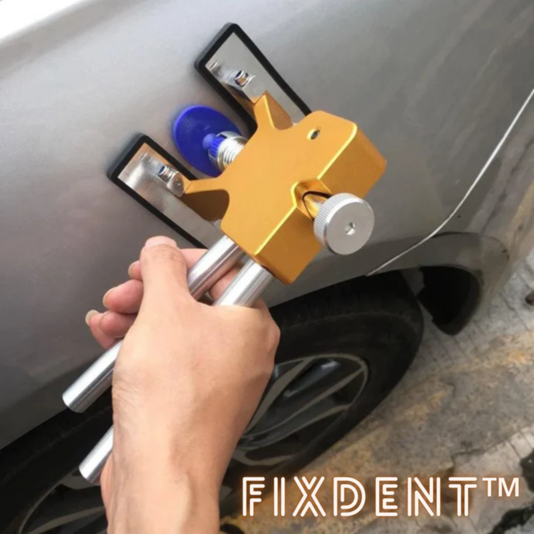 Dellenentferner Reparaturset für Auto: Werkzeug mit Saugheber zur lackschonenden Beulenentfernung am Fahrzeug.