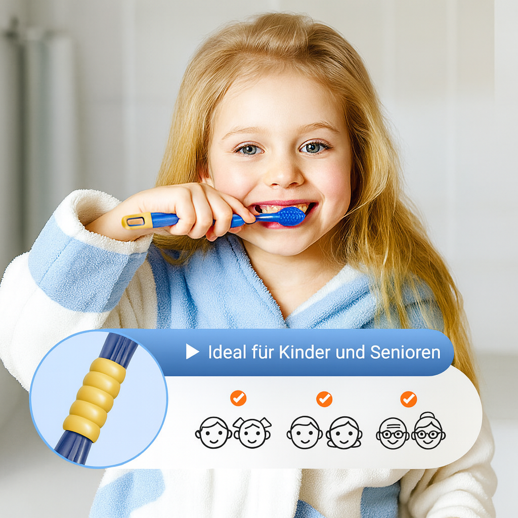 Gesundheit durch Dentaclean 360 Zahnbürste: Effektiver Plaqueentferner & Zahnfleischschutz.
