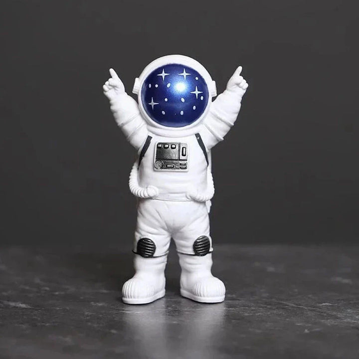 Astronauten Figur im Helm, ein Blickfang auf jedem Schreibtisch und ideales Raumfahrer-Geschenk.