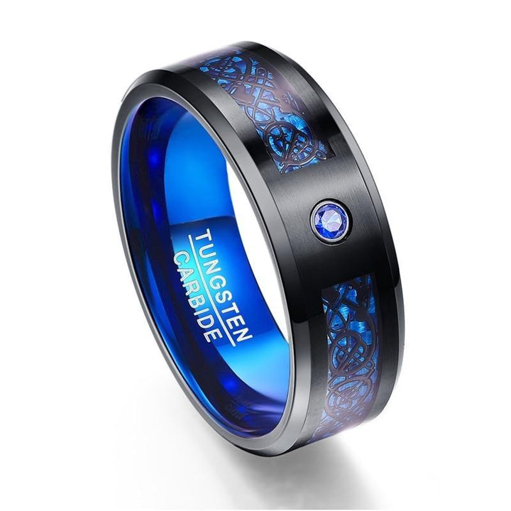 Auffälliger nordischer Unisex-Ring, inspiriert von Wikinger-Mythologie und Kriegergeist. Statement-Schmuck für alle.