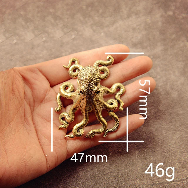 Elegante Oktopus-Skulptur, ideal für modernes Wohnzimmer & Büro. Einzigartige Deko-Figur.