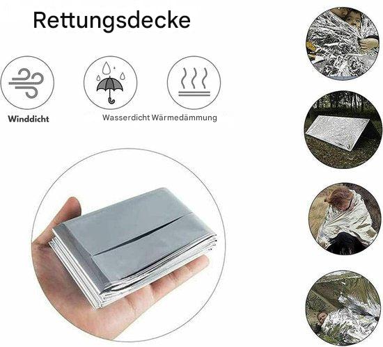 15-teiliges Notfallset für maximale Outdoor-Sicherheit, Überleben & Vorbereitung auf Krisensituationen.