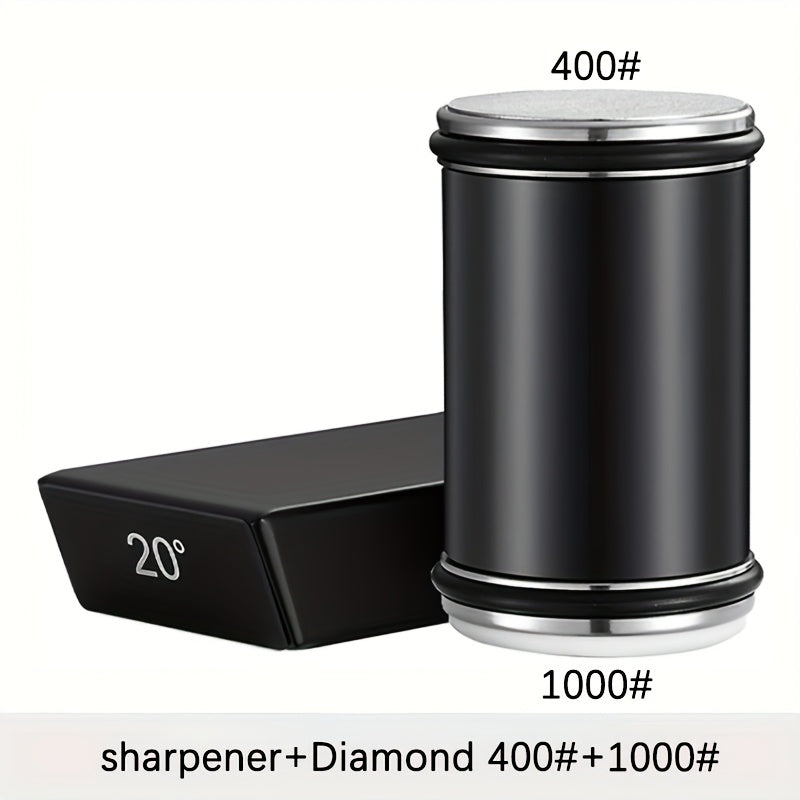 Ergonomisches Design des Diamant Schleifstein Sets: Sichere Handhabung und präzises Schärfen von Messern.