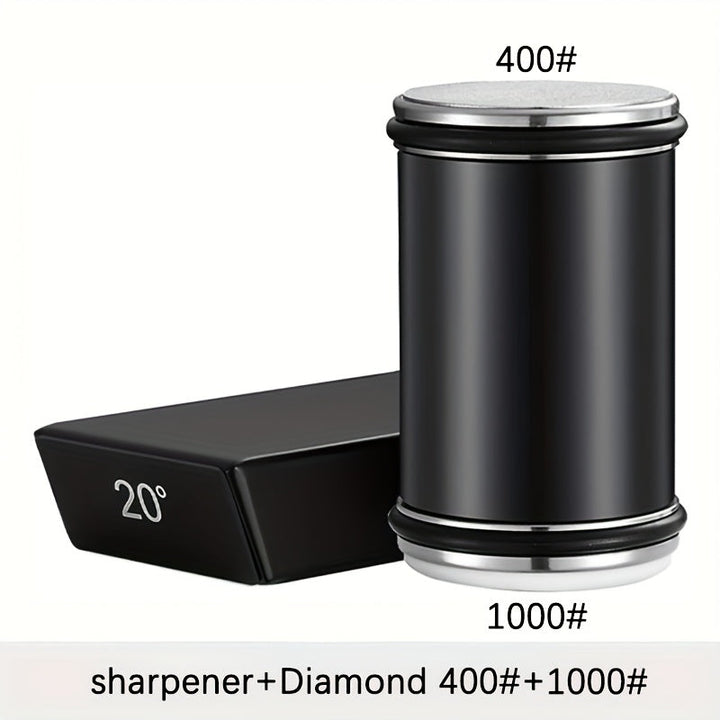 Ergonomisches Design des Diamant Schleifstein Sets: Sichere Handhabung und präzises Schärfen von Messern.