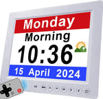 Day Clock-Weiß