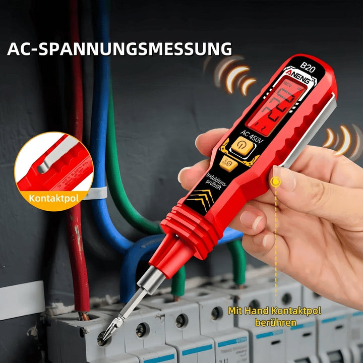 Kontaktloser NCV-Spannungsprüfer VoltCheck Pro für erhöhte Sicherheit bei Elektroarbeiten.