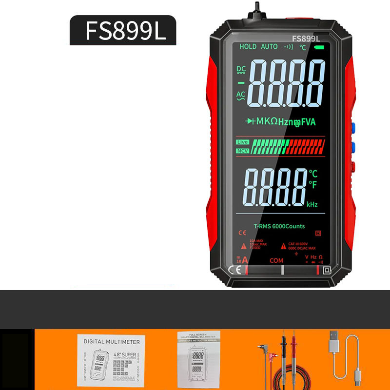 Benutzerfreundliches digitales Multimeter mit Automatik & USB-C. Präzise Messungen für Heimwerker & Elektriker.