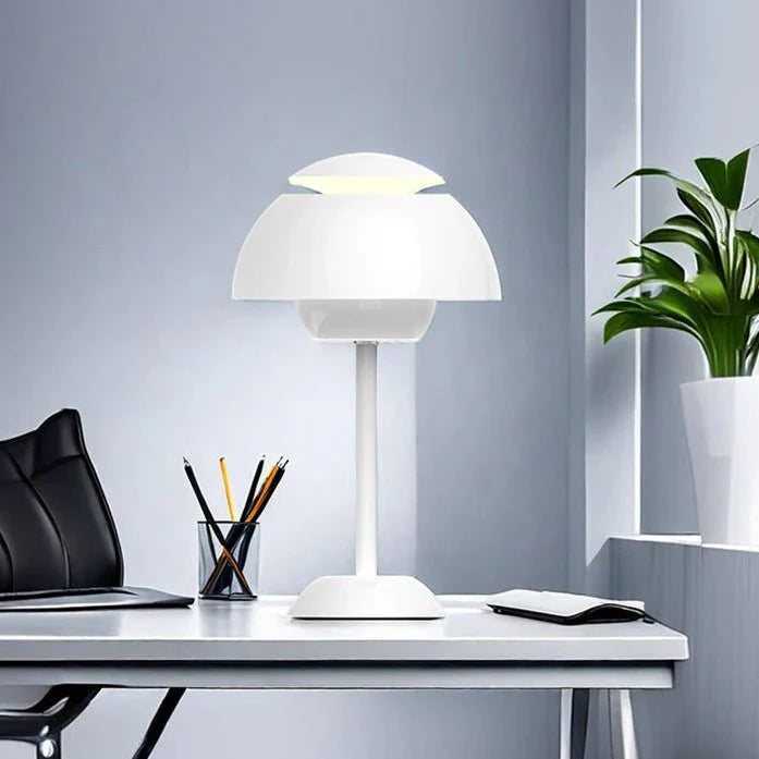 Gemütliche LED Akku-Tischlampe mit Touchsteuerung, dimmbar für perfektes Stimmungslicht in jedem Raum.