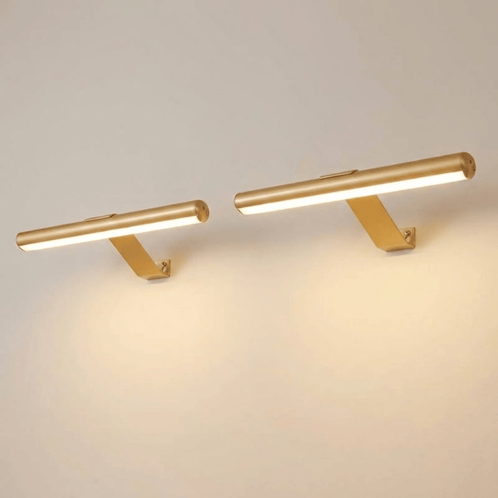 Elegante LED-Wandleuchte im modernen Design, dimmbar, kabellos für anspruchsvolle Raumbeleuchtung.