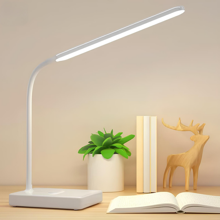 Moderne LED-Büroleuchte mit Flexarm für optimales Arbeitslicht. Perfekt für den Schreibtisch & Arbeitsplatz.