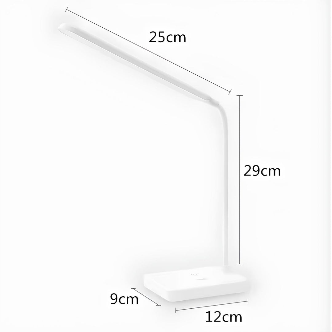 Elegante Schreibtischlampe mit modernem Design, Flexarm & dimmbarer LED. Ideal für produktives Arbeiten.