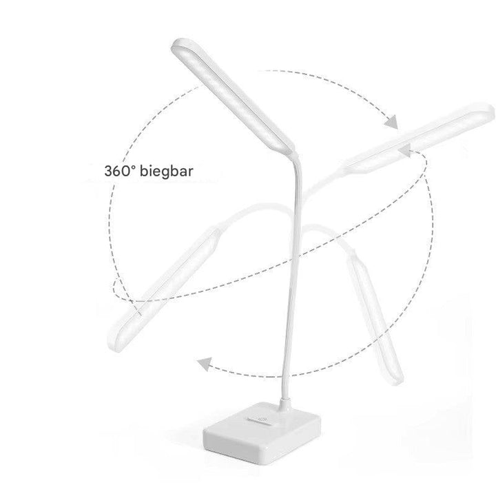 Praktische USB-LED-Lampe mit Flexarm, dimmbar. Vielseitig nutzbar als Tischleuchte, Leselampe oder Arbeitslicht.