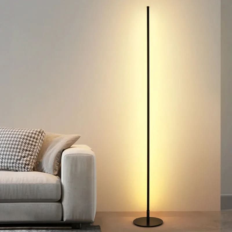 Dimmbare LED-Stehleuchte in elegantem, modernem Design für stimmungsvolle Raumbeleuchtung. Perfekt für Wohn- & Schlafzimmer.