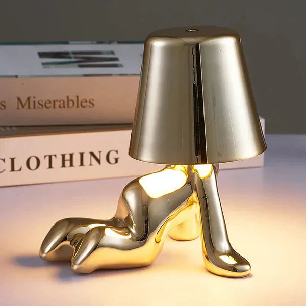 Tischlampe LED, kabellos & dimmbar, perfekt für einladendes Zuhause-Gefühl.