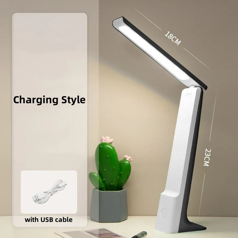 Kabellose LED Leselampe mit Akku, dimmbar per Touch, 3 Lichtfarben; modern & flexibel einsetzbar.