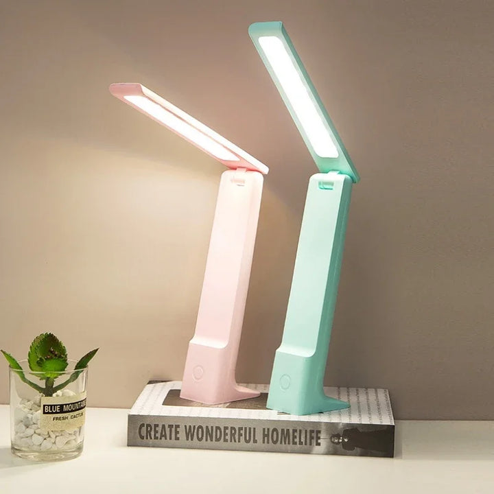 Moderne, kabellose LED Schreibtischlampe mit Akku, dimmbar & Touch-Steuerung, vielseitig einsetzbar.