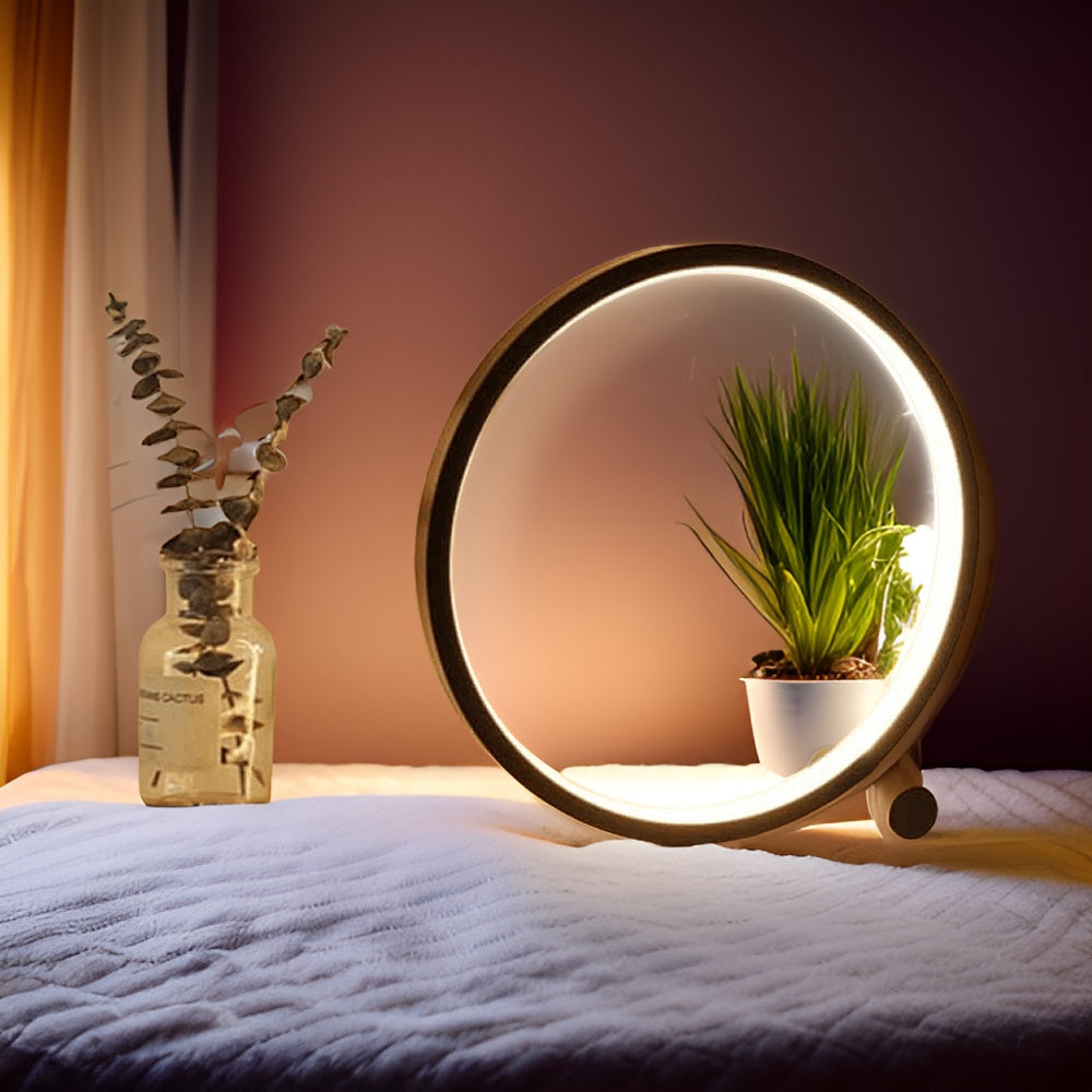 Moderne dimmbare LED Touch-Tischlampe, ideal als Leseleuchte oder stimmungsvolle Beleuchtung im Schlafzimmer.