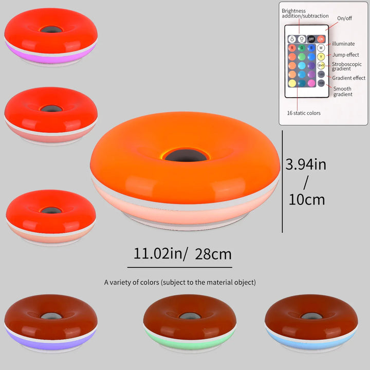 Elegante LED-Tischlampe: RGB, dimmbar, Touch & Fernbedienung, USB-Anschluss. Perfektes Stimmungslicht.