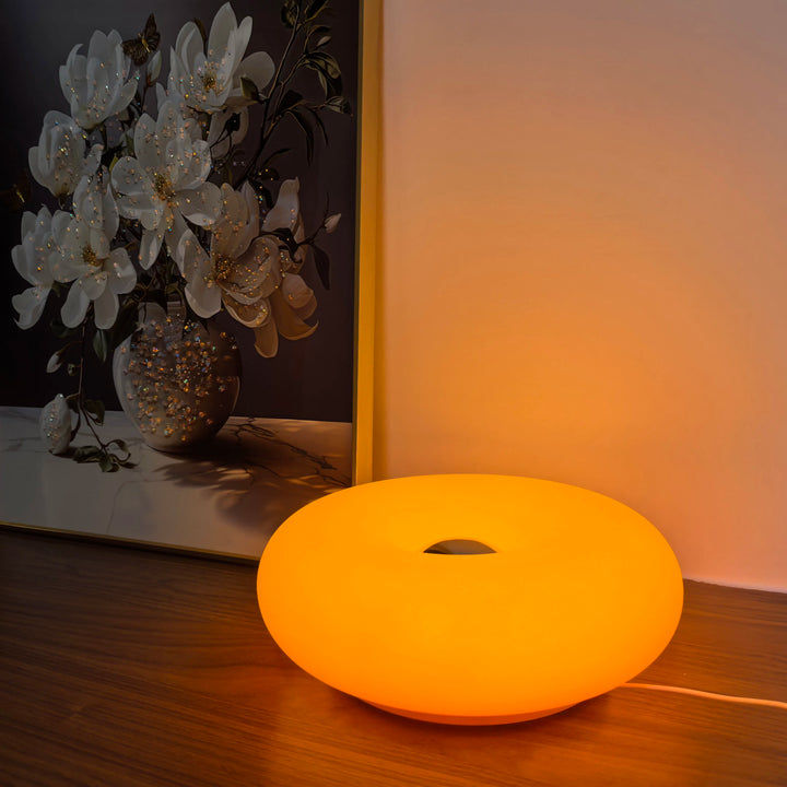 Tragbare RGB LED-Stimmungslicht-Tischlampe, dimmbar per Touch/Fernbedienung, USB-Anschluss.