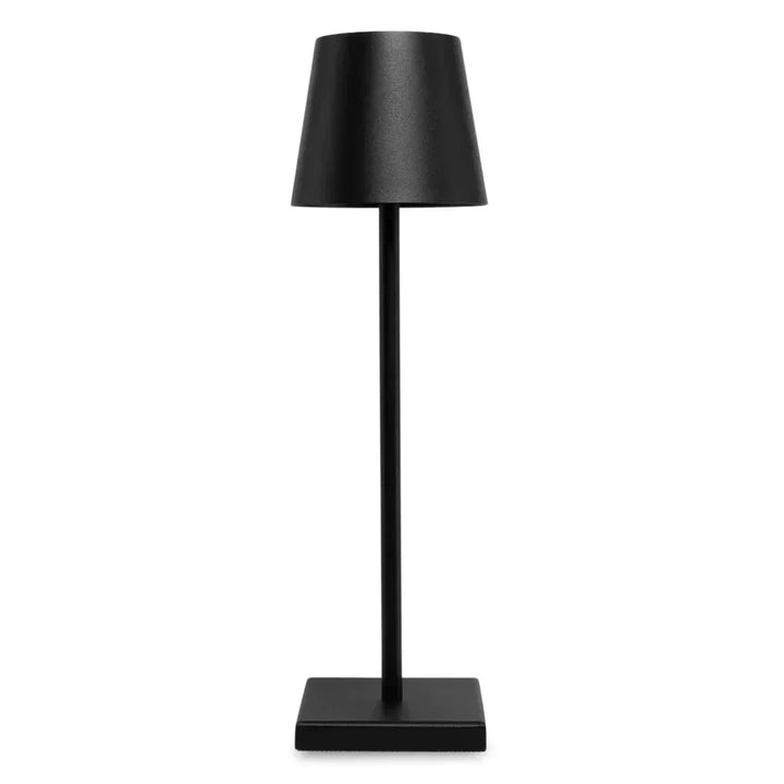 Kabellose Akku-Tischlampe, tragbar. Dimmbare LED Beleuchtung ideal für Flexibilität im Innen- & Aussenbereich.