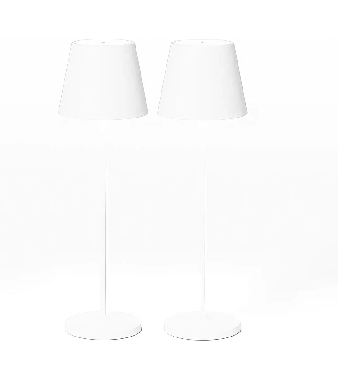 Stimmungsvolle, dimmbare LED Tischlampe. Kabellose Akku-Beleuchtung für Wohnzimmer, Balkon oder Garten-Deko.
