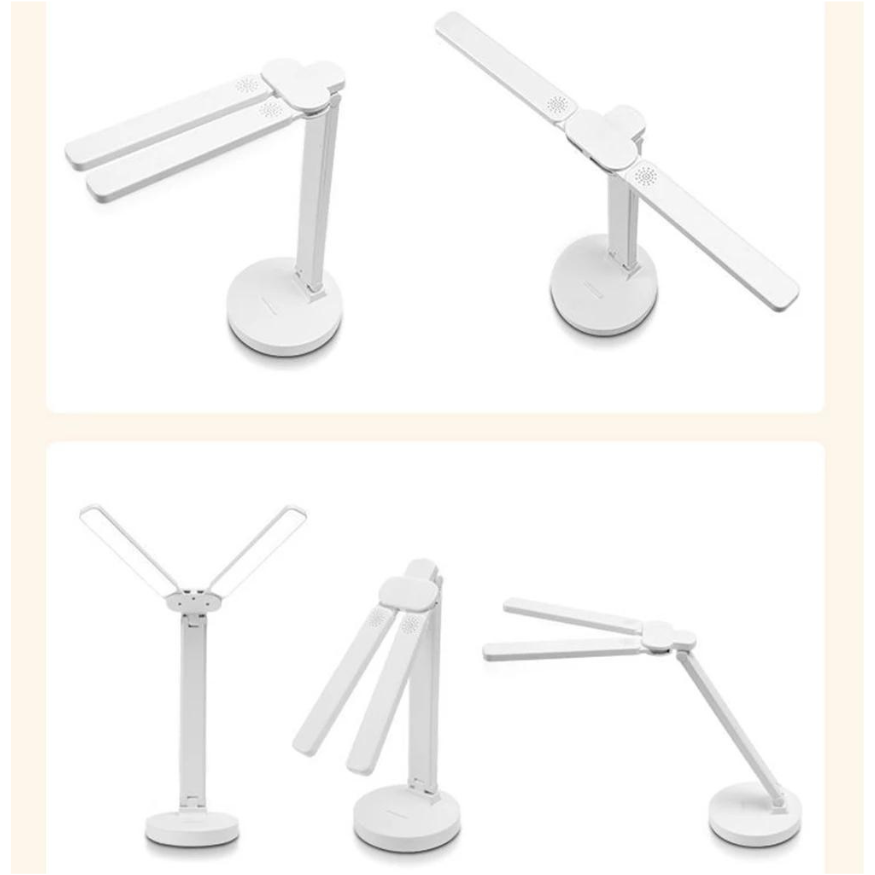 Helles, augenschonendes LED Licht von dieser dimmbaren, wiederaufladbaren Leselampe mit Handyhalter.