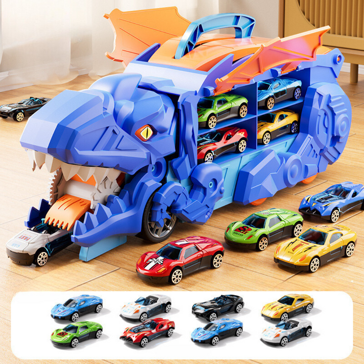 Spannendes Dinosaurier Auto Spielzeug, Verwandlungstruck für stundenlangen Spielspaß der Kinder