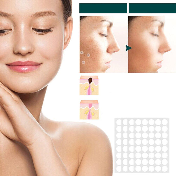 Effektive Hydrokolloid Pflaster gegen Warzen, Fibrome und Hautanhängsel. 120 Stück für Heimanwendung.