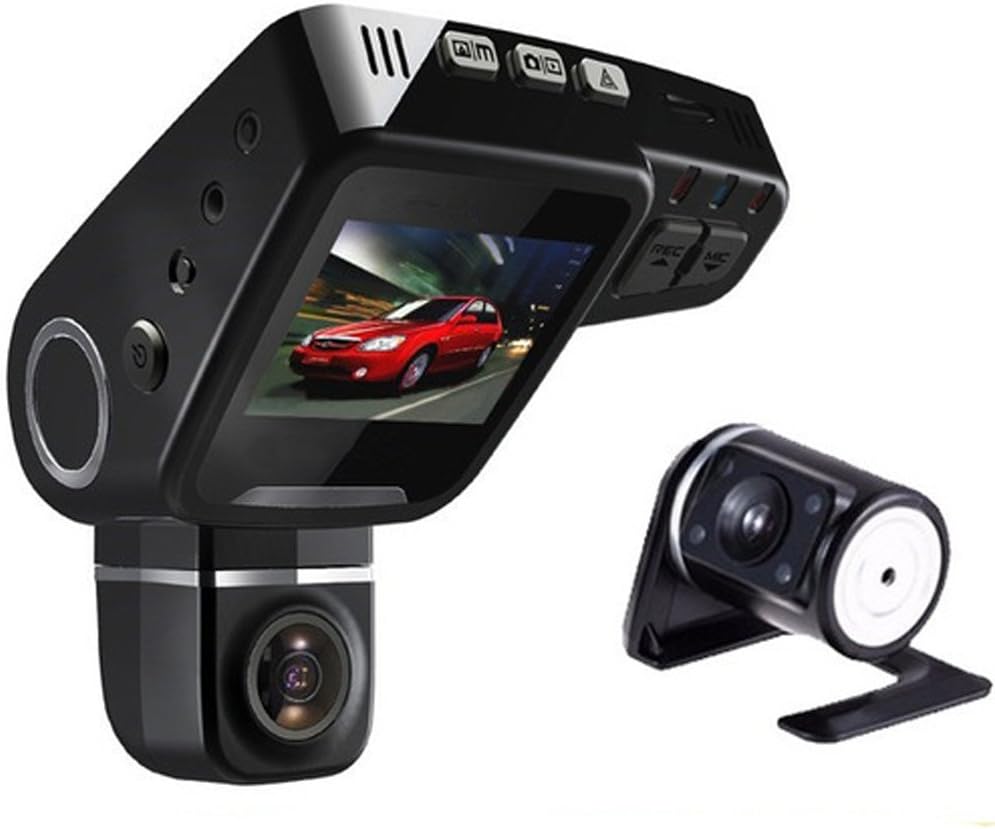 Diskrete Full HD WiFi Dashcam fürs Auto mit 170° Weitwinkel & G-Sensor für maximale Fahrsicherheit.